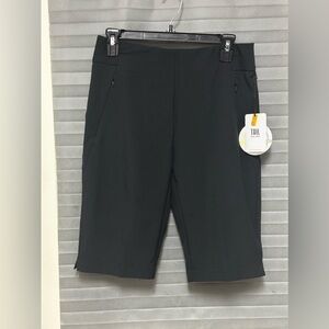 Tail White Label Women’s Black Golf Pull-On Shorts W/ Pockets Size 4